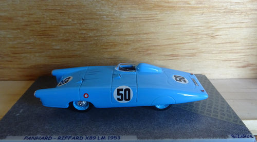 1953 Panhard 0.9L Flat-2 Riffard X89 #50 Charles Plantivaux Guy Lapchin Le Mans